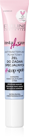 Eveline Cosmetics Insta Skin локальний догляд проти акне для проблемної шкіри