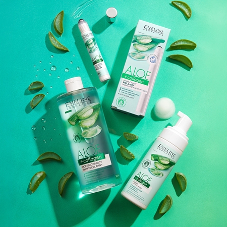 Eveline Cosmetics Organic Aloe+Collagen reinigendes Mizellenwasser