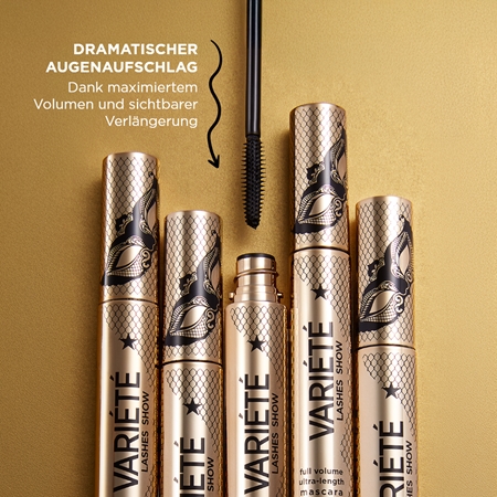 Eveline Cosmetics Variété Lashes Show Mascara für längere, geschwungenere und vollere Wimpern