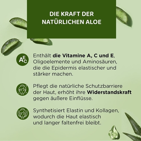 Eveline Cosmetics 99% Natural Aloe Vera Feuchtigkeitsgel Für Gesicht und Körper