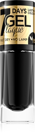 Eveline Cosmetics 7 Days Gel Laque Nail Enamel gelinis nagų lakas, stingstantis be UV / LED lempos