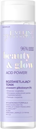 Eveline Cosmetics Beauty & Glow Acid Power! loção hidratante iluminadora