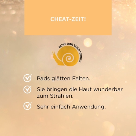 Eveline Cosmetics Gold Illuminating Compress feuchtigkeitsspendende Gel-Maske für den Augenbereich mit Schneckenextrakt