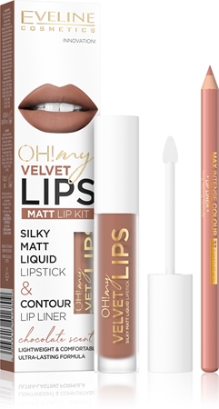 Eveline Cosmetics OH! my LIPS Velvet sada na rty