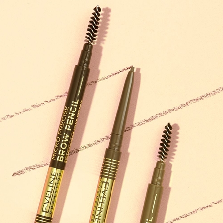 Eveline Cosmetics Micro Precise wasserfester Eyeliner mit 2 in 1 Bürste