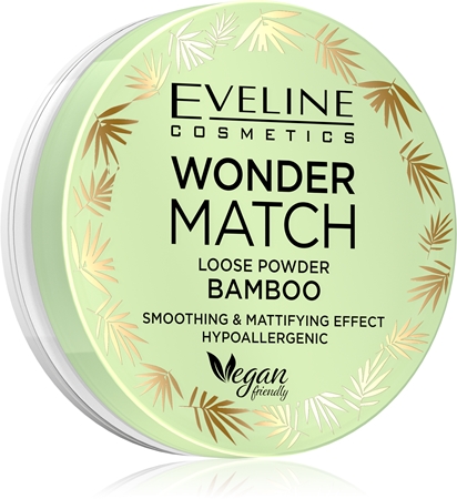 Eveline Cosmetics Wonder Match pudra pulbere transparentă cu efect matifiant