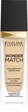 Eveline Cosmetics Wonder Match hosszan tartó folyékony make-up hialuronsavval