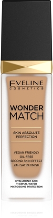 Eveline Cosmetics Wonder Match fond de teint liquide longue tenue à l'acide hyaluronique