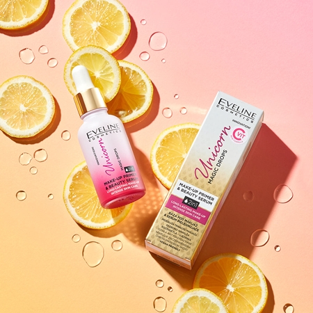 Eveline Cosmetics Unicorn Magic Drops Primer Make-up Grundierung 2 in 1