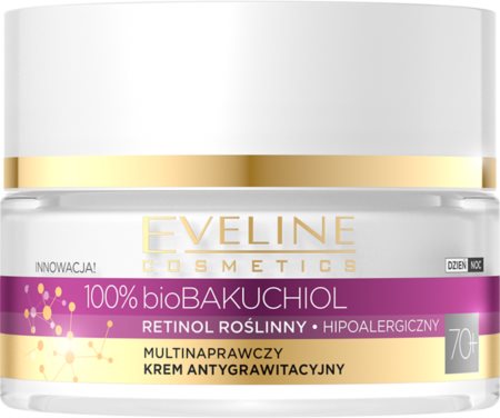Eveline Cosmetics Bio Bakuchiol Multi-Korrektur-Creme gegen Zeichen von Hautalterung 70+