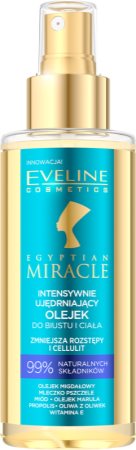 Eveline Cosmetics Egyptian Miracle standinamasis kūno ir krūtinės aliejus