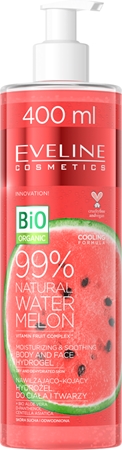 Eveline Cosmetics Bio Organic Natural Watermelon Gel de hidratación intensa para pieles muy secas