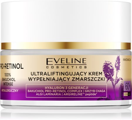 Eveline Cosmetics Pro-Retinol 100% Bakuchiol Intense Ultraløftende ansigtscreme 60+