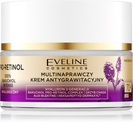 Eveline Cosmetics Pro-Retinol 100% Bakuchiol Intense crème hydratante et revitalisante intense 70+