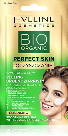 Eveline Cosmetics Perfect Skin Double Exfoliation peeling wygładzający 2 w 1