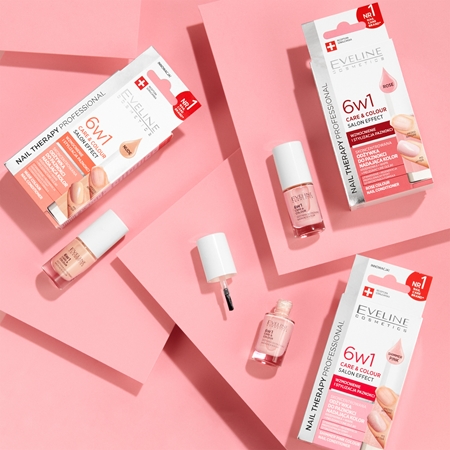 Eveline Cosmetics Nail Therapy Care & Colour nail conditioner 6-in-1