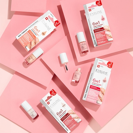 Eveline Cosmetics Nail Therapy Care & Colour Conditioner für die Fingernägel 6 in 1