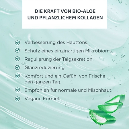 Eveline Cosmetics Organic Aloe+Collagen Mattierendes Gesichtshautgel