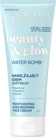 Eveline Cosmetics Beauty & Glow Water Bomb! odżywczy krem nawilżający do twarzy