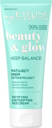 Eveline Cosmetics Beauty & Glow Keep Balance! matirajoča krema z razstrupljevalnim učinkom