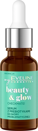 Eveline Cosmetics Beauty & Glow Checkmate! matující sérum pro stažení rozšířených pórů s prebiotiky