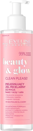 Eveline Cosmetics Beauty & Glow Clean Please! gel de limpeza micelar