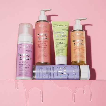 Eveline Cosmetics Beauty & Glow Clean Please! gel de limpeza micelar