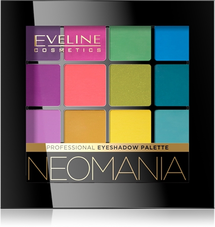 Eveline Cosmetics Neon paletka očních stínů