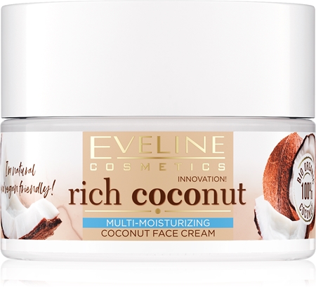 Eveline Cosmetics Rich Coconut crème nourrissante rajeunissante aux probiotiques