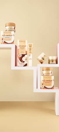 Eveline Cosmetics Rich Coconut crème régénérante yeux aux probiotiques