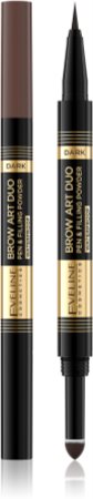 Eveline Cosmetics Brow Art Duo crayon sourcils double embout