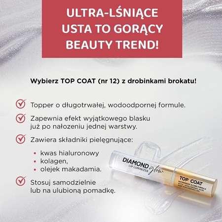 Eveline Cosmetics Diamond Glow Lip Luminizer błyszczyk do ust