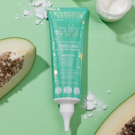 Eveline Cosmetics My Life My Hair čisticí peeling na vlasy a vlasovou pokožku