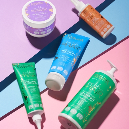 Eveline Cosmetics My Life My Hair čisticí peeling na vlasy a vlasovou pokožku