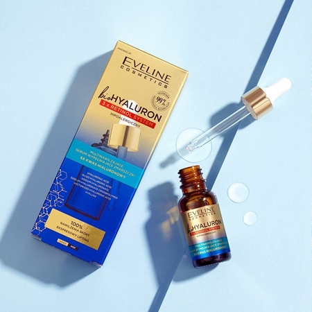 Eveline Cosmetics Bio Hyaluron 3x Retinol System füllendes Antifaltenserum