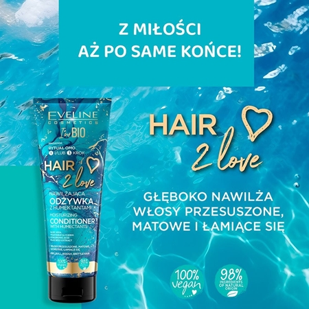 Eveline Cosmetics I'm Bio Hair 2 Love odżywka nawilżająca do włosów ekstremalnie suchych i zniszczonych
