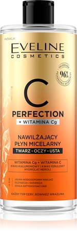 Eveline Cosmetics C Perfection hydratační micelární voda s vitaminem C