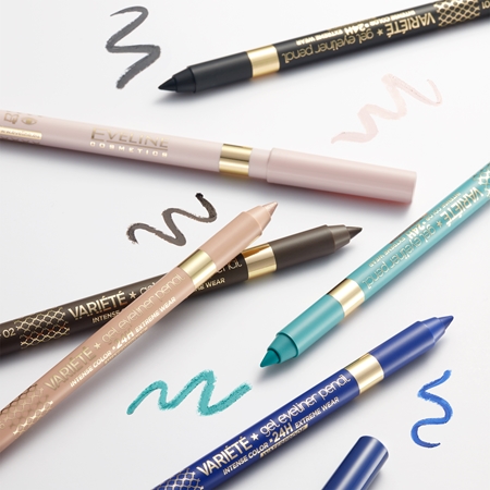 Eveline Cosmetics Variété vodeodolná gélová ceruzka na oči
