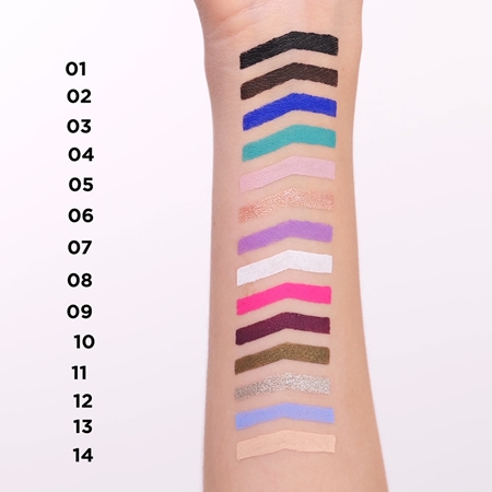 Eveline Cosmetics Variété wasserfester Gel-Stift für die Augen