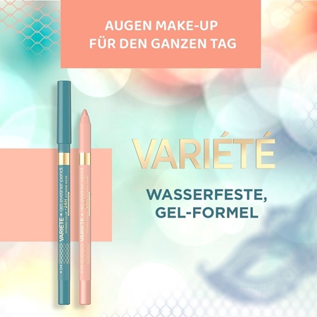 Eveline Cosmetics Variété wasserfester Gel-Stift für die Augen