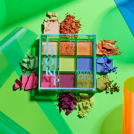 Eveline Cosmetics Look Up Neon Lime palette de fards à paupières