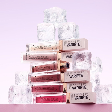 Eveline Cosmetics Variété Cooling Kisses Hydratisierendes Lipgloss mit kühlender Wirkung