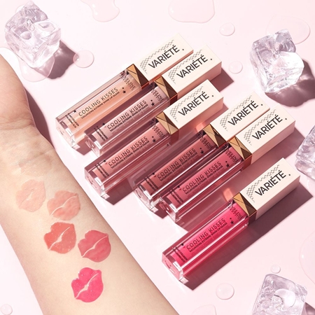 Eveline Cosmetics Variété Cooling Kisses Hydratisierendes Lipgloss mit kühlender Wirkung
