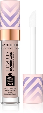 Eveline Cosmetics Liquid Camouflage Waterproof Concealer with hyaluronic acid