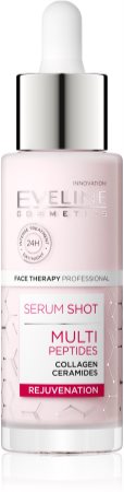 Eveline Cosmetics Serum Shot Multi Peptides nuorentava kasvoseerumi sisältää kollageenia