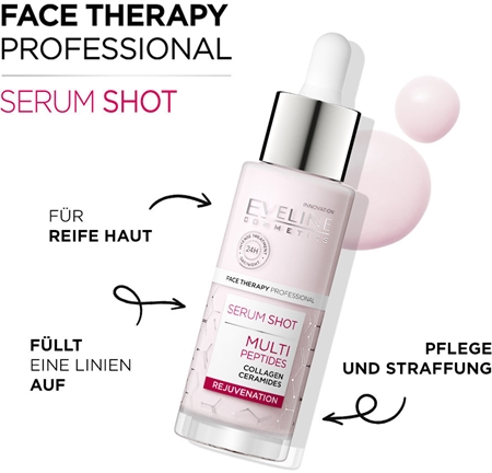 Eveline Cosmetics Serum Shot Multi Peptides verjüngendes Hautserum mit Kollagen