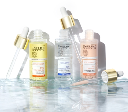 Eveline Cosmetics Serum Shot 15% Vitamin C+Cg озаряващ серум против бръчки с витамин С