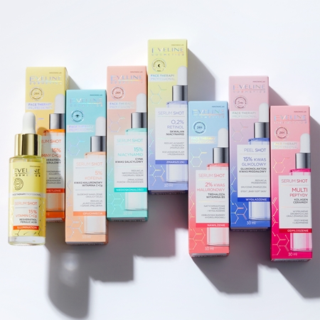 Eveline Cosmetics Serum Shot 15% Vitamin C+Cg озаряващ серум против бръчки с витамин С