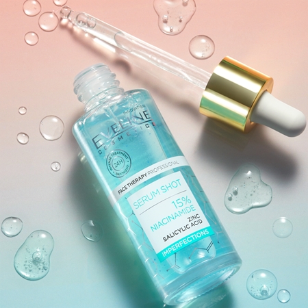 Eveline Cosmetics Serum Shot 10% Niacinamide facial serum for oily and problem skin