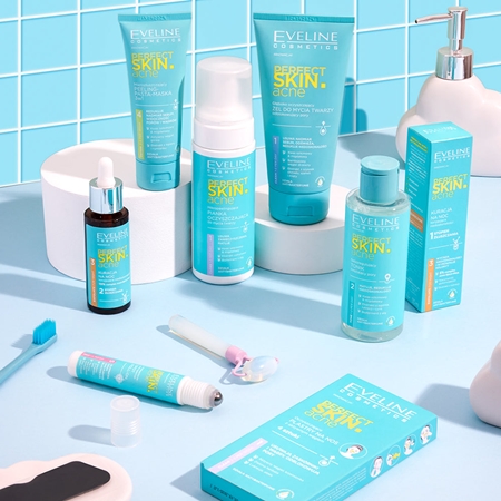 Eveline Cosmetics Perfect Skin .acne Peelingmaske 3in1
